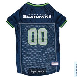 NFL Pets First Mesh Seahawks Jersey